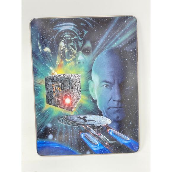 1998 STAR TREK Commemorative Plates Defenders of the Final Frontier Set of (4) - Picture 6 of 9